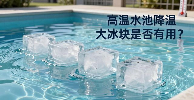武汉高温水池降温大冰块,到底管不管用?