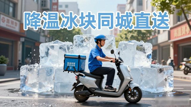 降温冰块同城直送 武汉大冰块解决高温难题